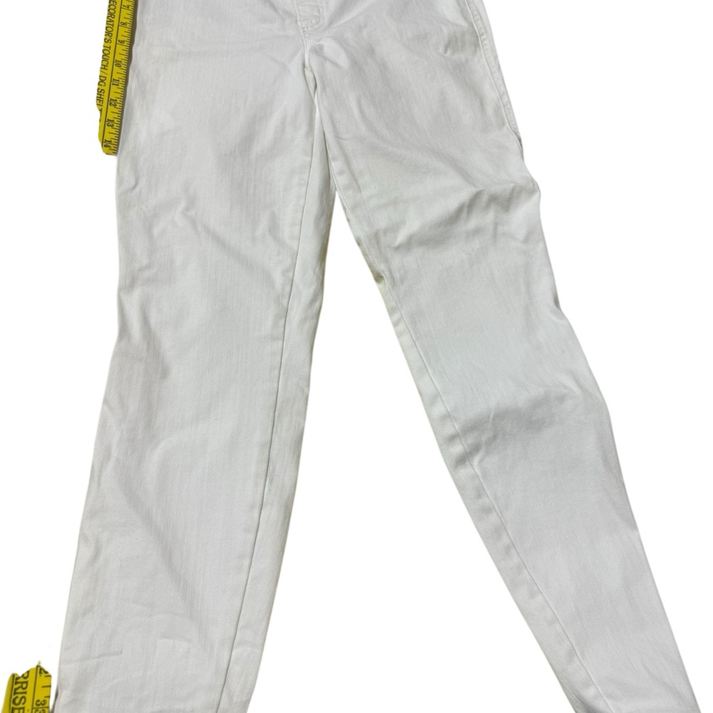 SPANX Women's White Straight Leg Jeans